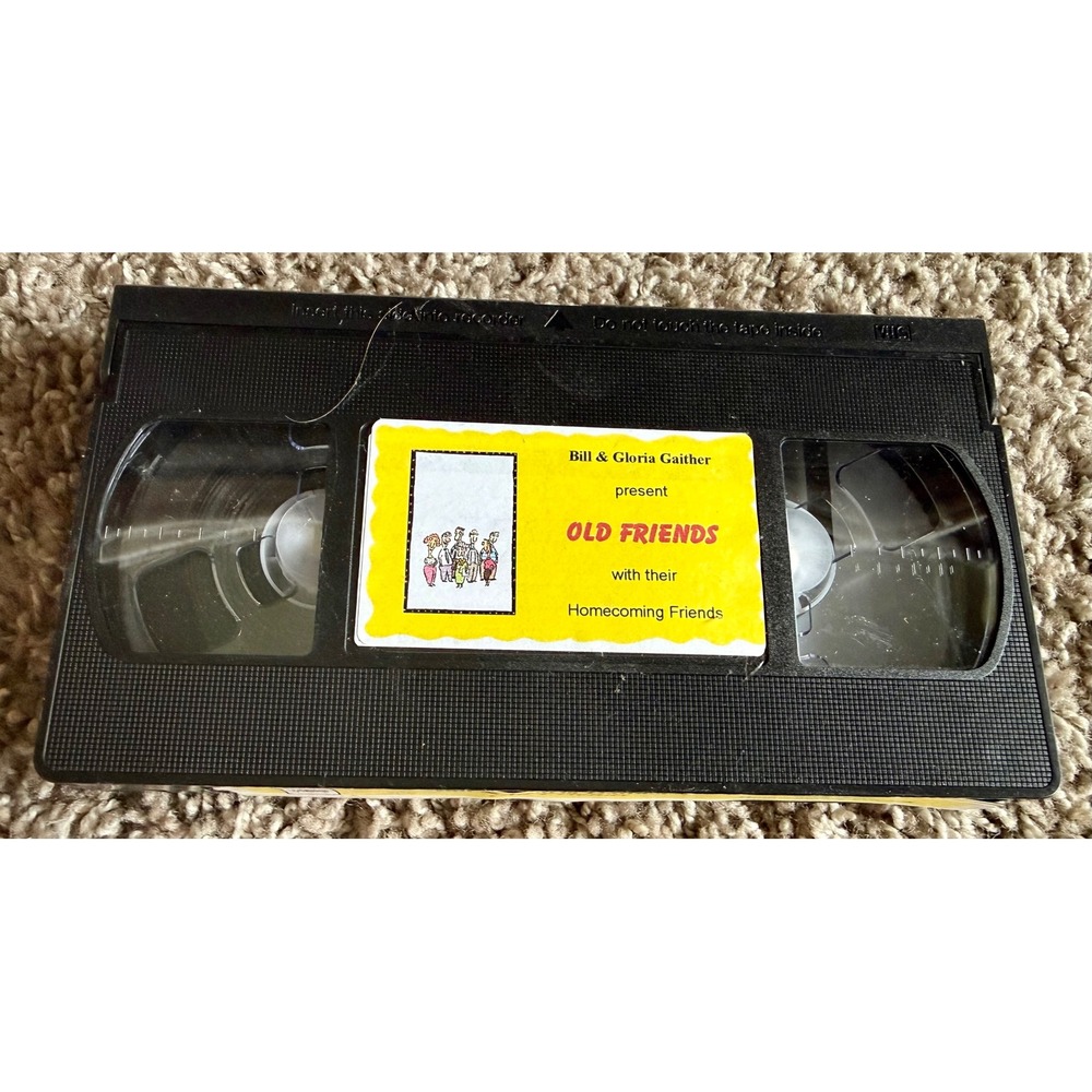 Sony VHS Bill & Gloria Gaither Old Friends Homecoming Friends Black